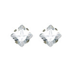 Inverness 7mm CZ Square #355 Earring
