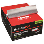 BaBylissPro Pop Up Embossed Silver Light Foil 5” x 12” - 500 sheets BESPOP512UCC