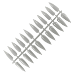 Valerie Ducharme White Pointed Demo Nails (240)