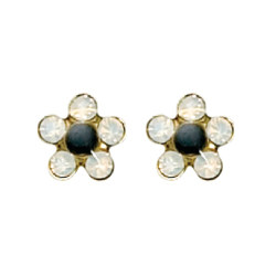 Inverness Flower Martinique Earring 24KT GP #835