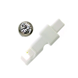 Inverness Nose Stud 2mm Bezel SS #95612
