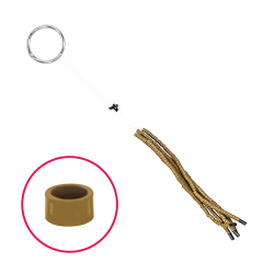 Babe Caramel Quick Charge Microlock Beads 125/pk